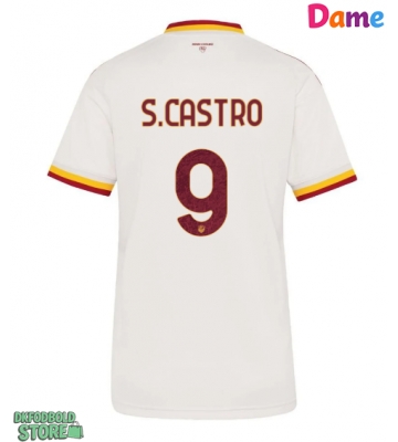 AS Roma Santiago Castro #9 Replika Udebanetrøje Dame 2026-27 Kortærmet